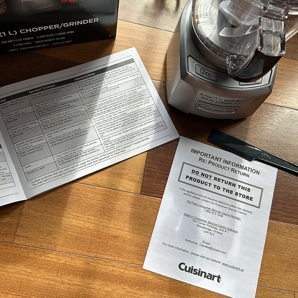 NEW in Box Cuisinart Elite Collection 4 Cup 1L Chopper/Grinder - Picture 11 of 12